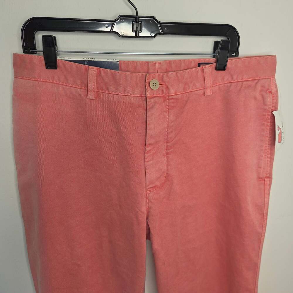 Vineyard Vines Men's Club Pant Classic Fit Chino Pants Dark Pink Mens 34x32 NWT